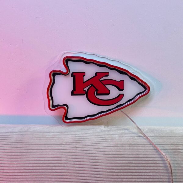 Kansas City Chiefs Neon LED Sign NFL Fan Acrylic Artwork Wall Art Home Decor