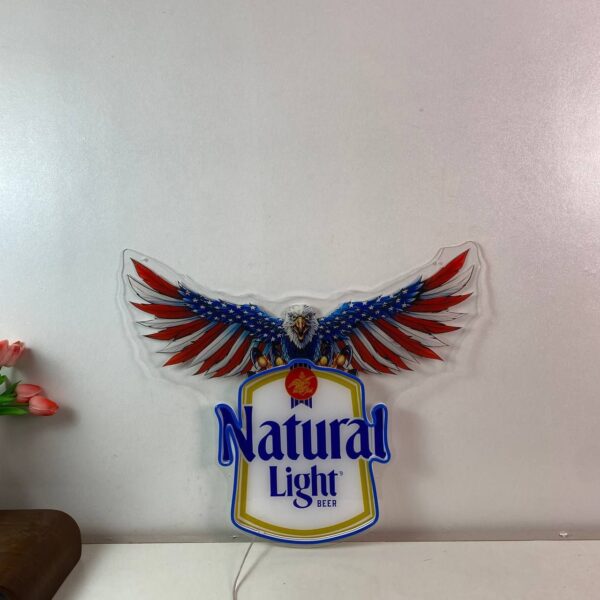 Natural Light American Eagle Neon LED Sign Acrylic Artwork Home Bar Decor