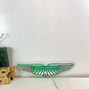 Aston Martin Logo Neon LED Sign Super Car Garage Man Cave Home Decor