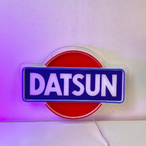 Datsun Logo Neon LED Sign Super Car Garage Man Cave Home Decor