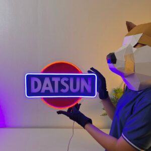 Datsun Logo Neon LED Sign Super Car Garage Man Cave Home Decor