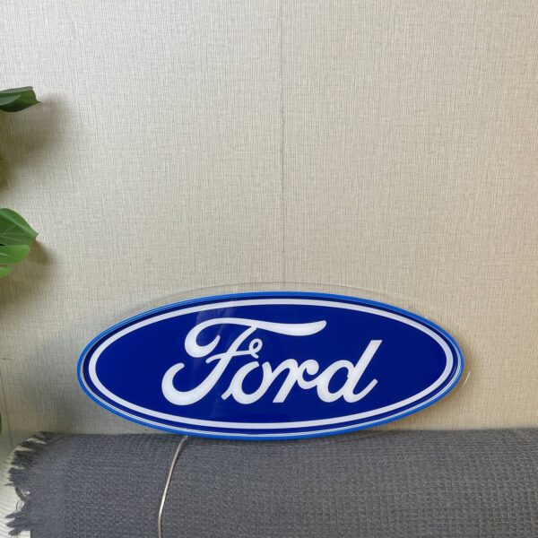 Ford Logo Neon LED Sign Super Car Garage Man Cave Home Decor