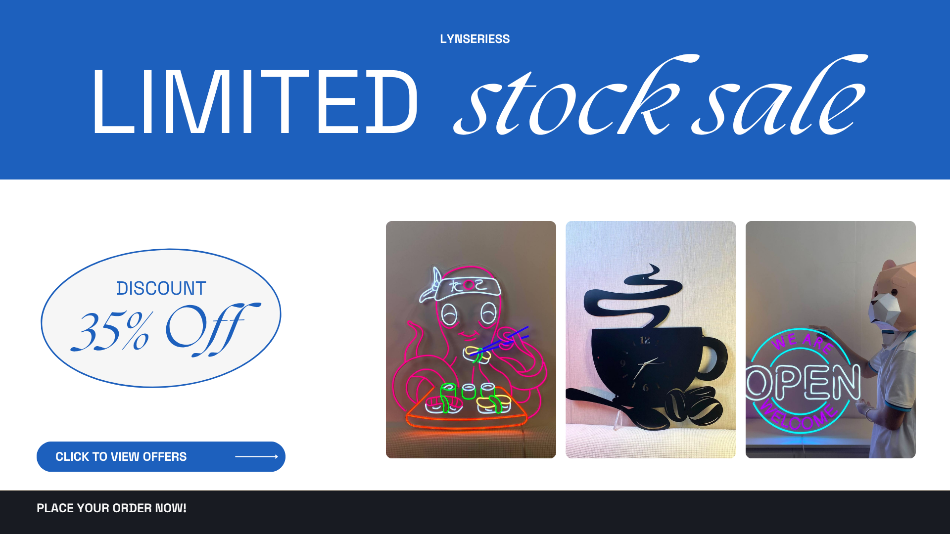 Lynseriess Limited Stock Sale