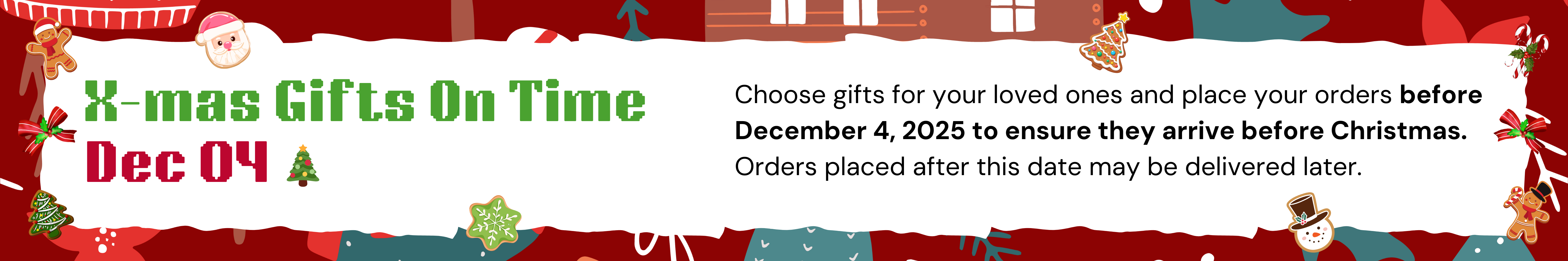 Lynseriess X-mas Cut-off - Dec 04